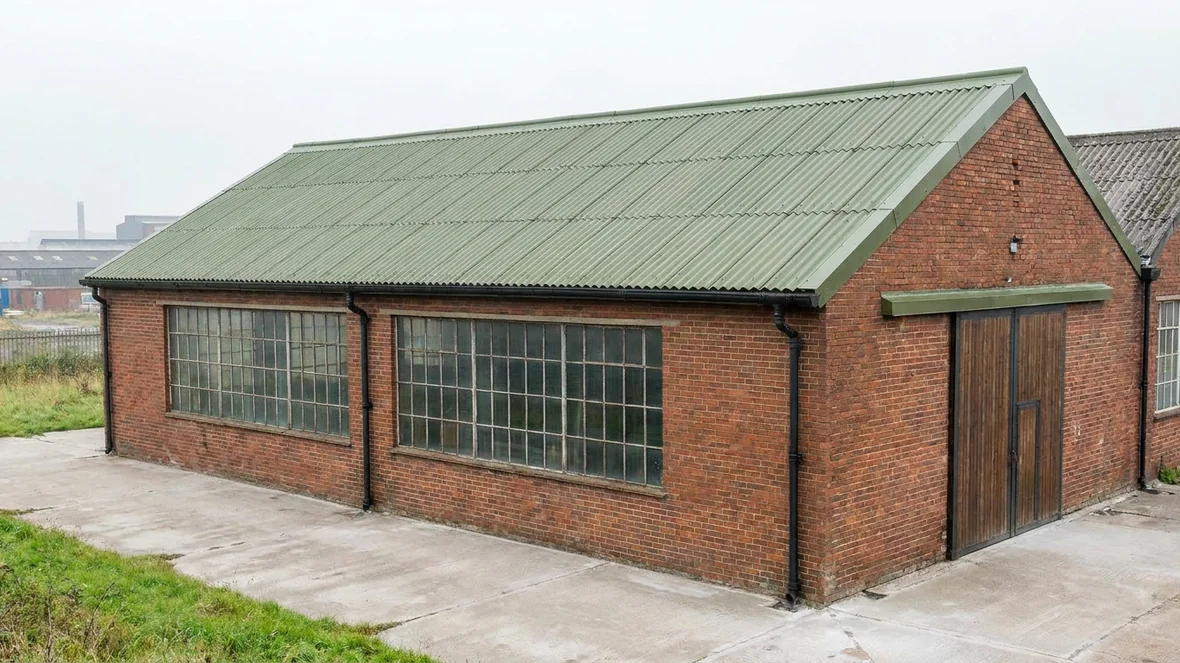 Asbestos Cement Roof Encapsulation on an Engineering Works near Sheffield, South Yorkshire
