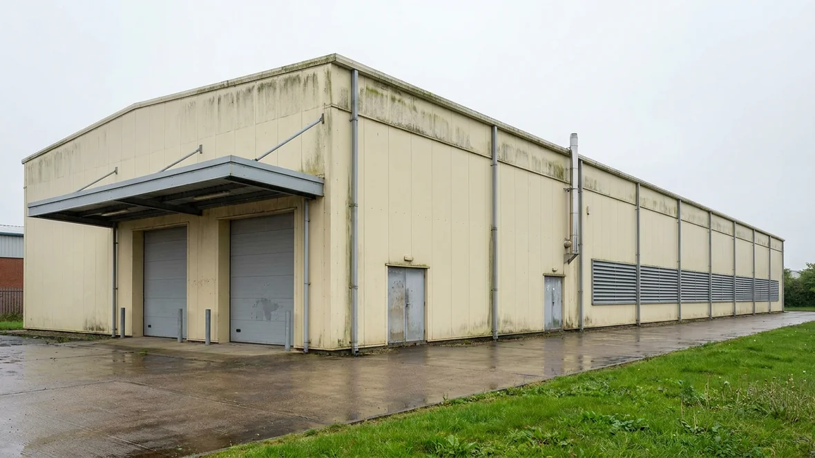 food factory cladding respray Swindon Wiltshire