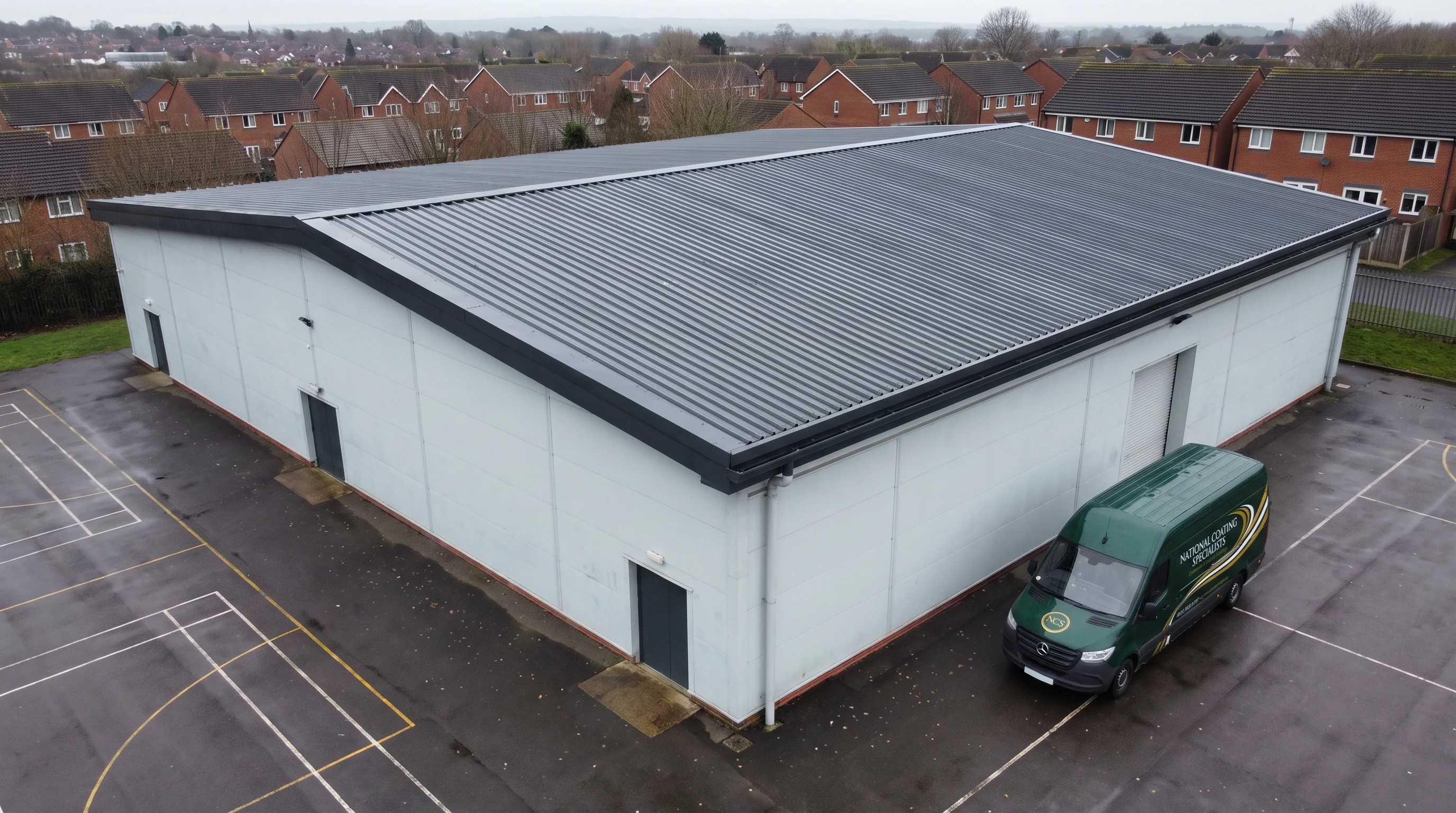 School Sports Hall Roof Coating near Reading, Berkshire