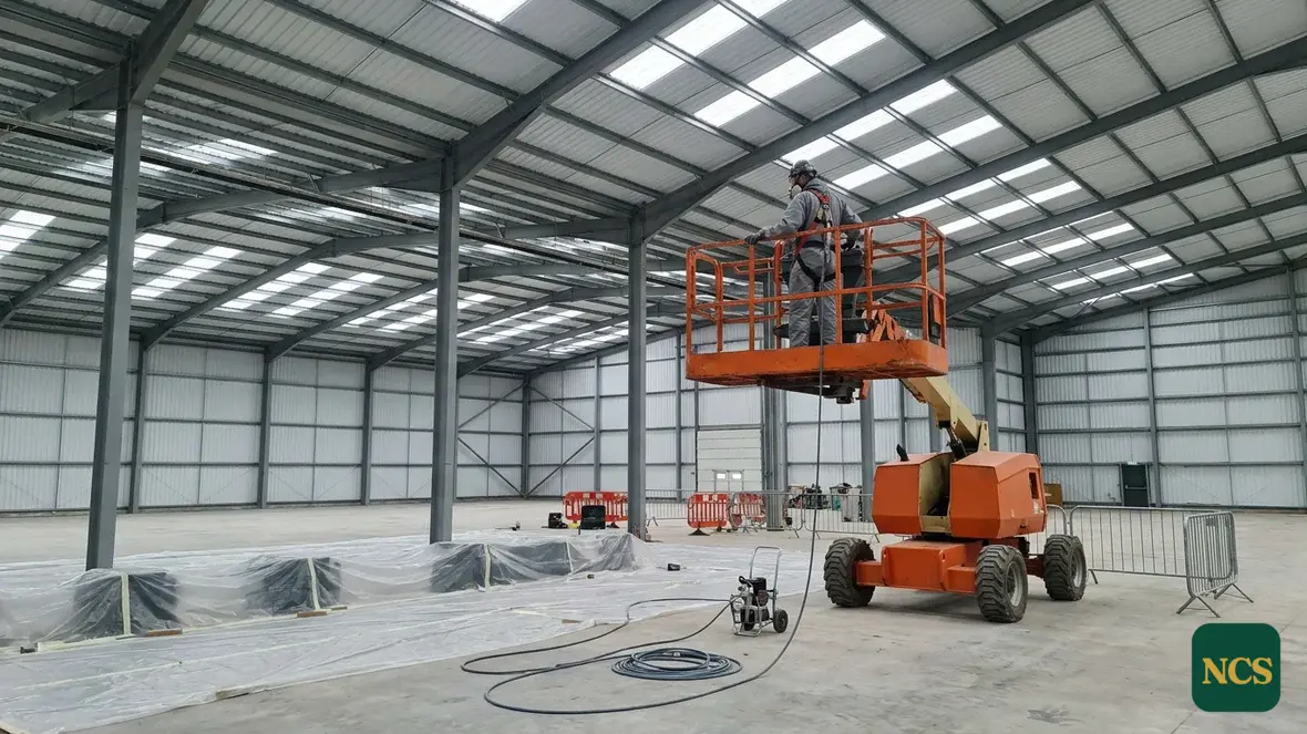 Interior steelwork coating