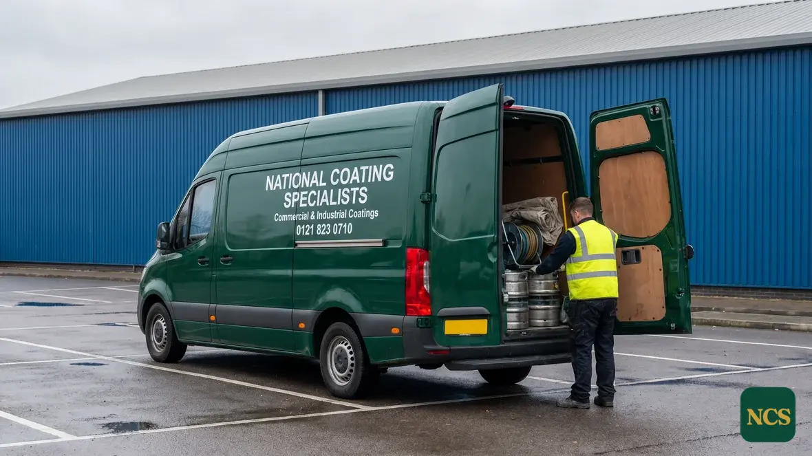 Loading up for the next job