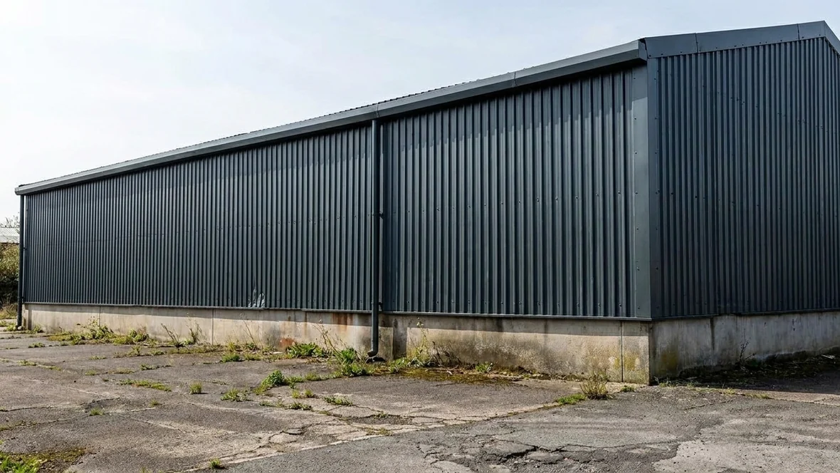 The same building after cladding respray and coating