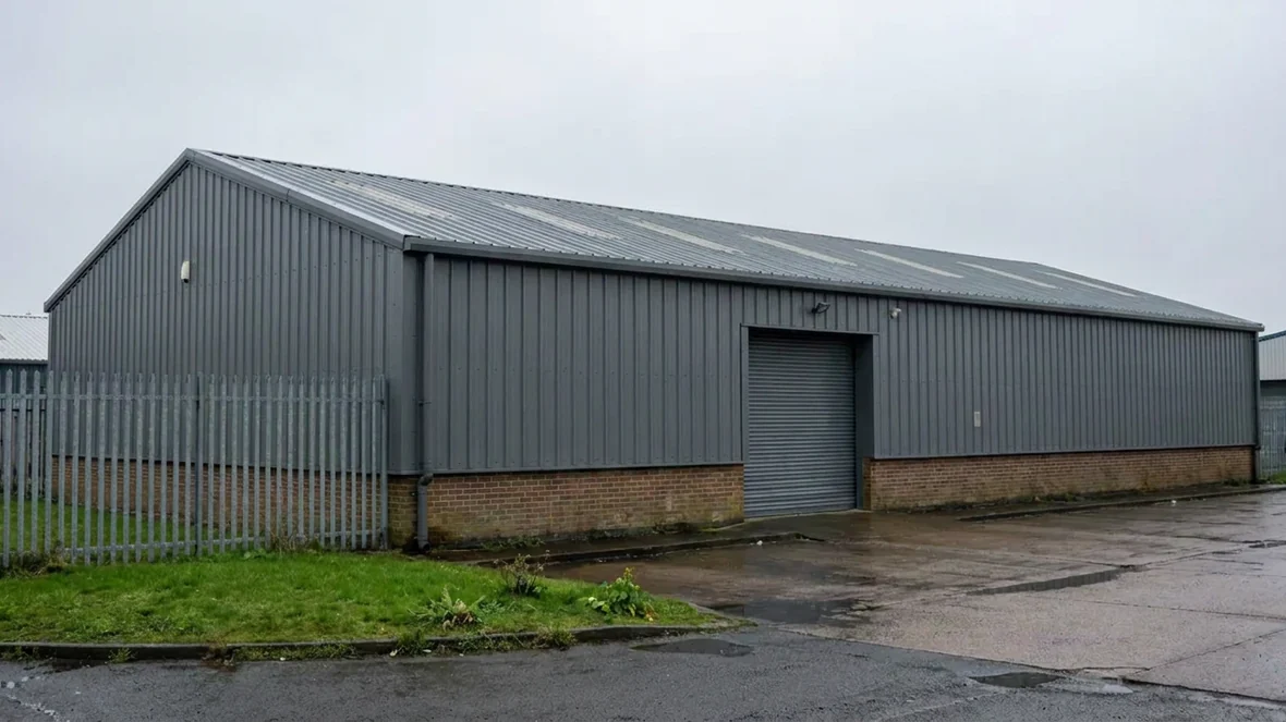 The same building after cladding respray and coating