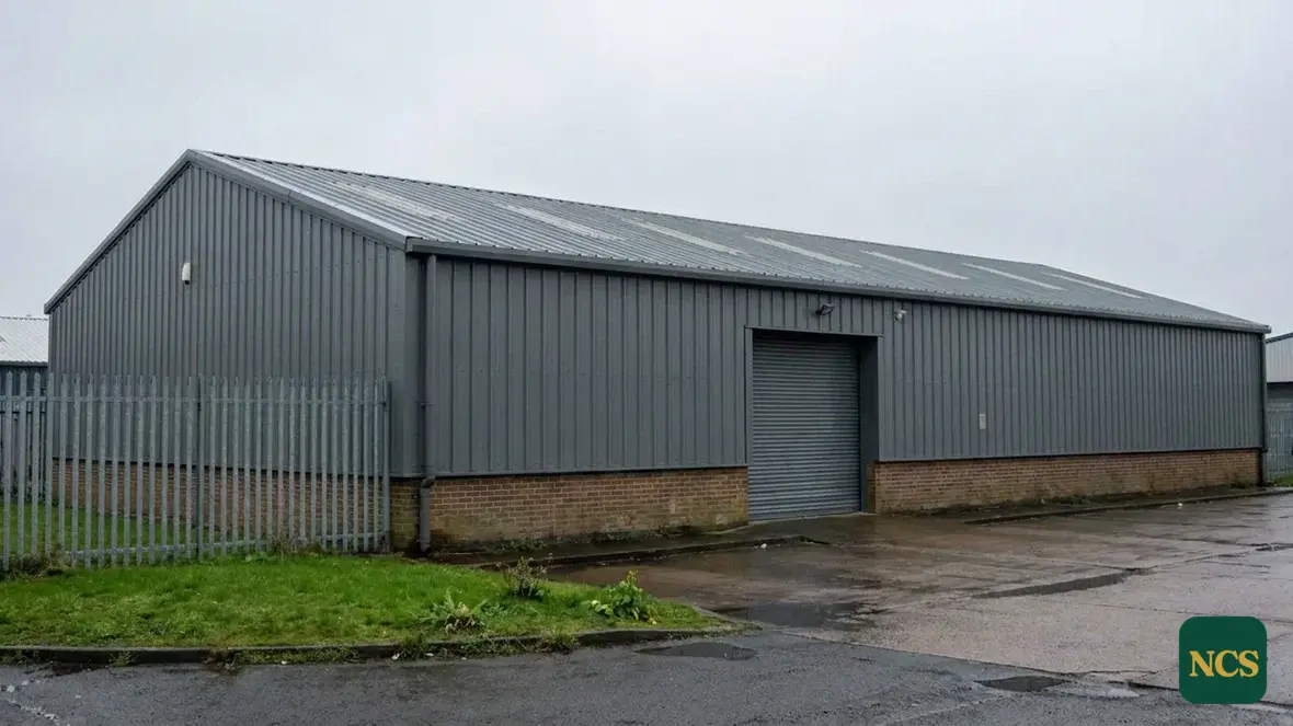 The same building after cladding respray and coating