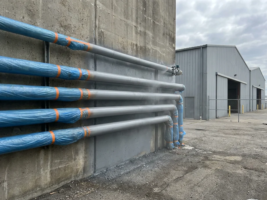 How industrial wall coating work is approached