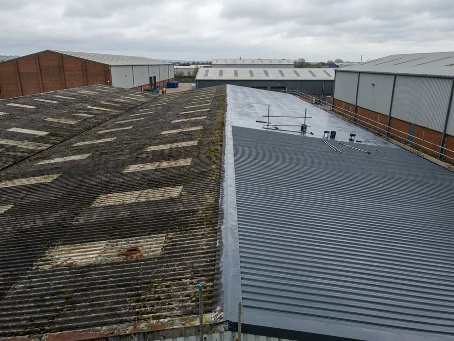 Planning roof coating work around a trading business